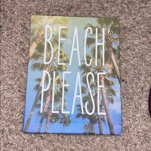 Beach Please sign